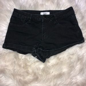 Black Faded Shorts